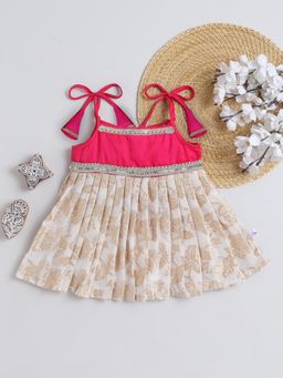 Many Frocks - Pink Polyester Regular Dress