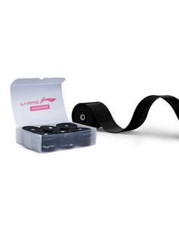 Li-Ning - GP 24 Overgrip for Badminton Racket (Black, Pack of 6)