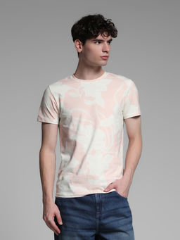 Jack & Jones - Pink Slim Fit T-Shirt