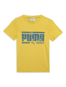 Puma - Ess Solid Boys Yellow T-Shirt