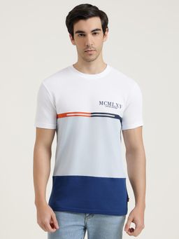 United Colors of Benetton - Men Multi-Colour Pure Cotton Round Neck T-shirt