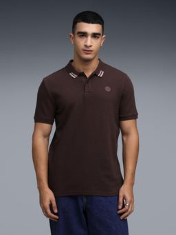 Puma - Brown Wardrobe Essentials Men Ottoman Knit Polo