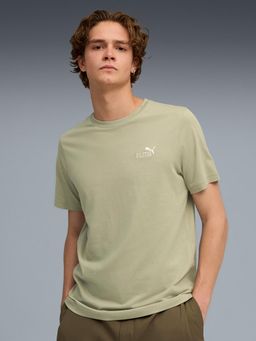Puma - Green Men 2 Colour Small No. Logo T-shirt