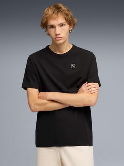 Puma - Black Essentials Elevated Men Crew-Neck T-shirt