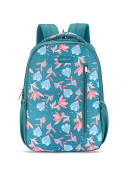 Lavie Sport - Liliane 26L Floral Printed School Backpack for Girls (Teal) (M)