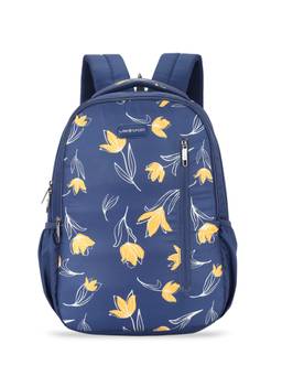Lavie Sport - Lily 2 26L Floral Printed School Backpack for Girls (Navy) (M)