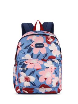 Lavie Sport - Tahiti 18L Printed Casual Backpack |Daypack|School Bag for Girls (Navy) (M)
