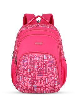 Lavie Sport - Tribe 39L Printed School Backpack with Rain cover for Girls (Magenta) (L)