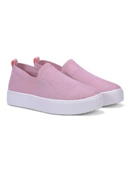 WOODLAND - Pink Slip-On Shoes