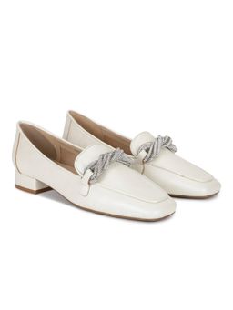 WOODS - White Loafer for Women