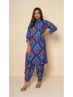 Kameez - Women Bamboo Silk Solid/Plain Kurta and Pant