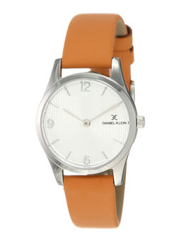 Daniel Klein - Silver FIORD Round Dial Analog Watch For Women - DK11945 - 7