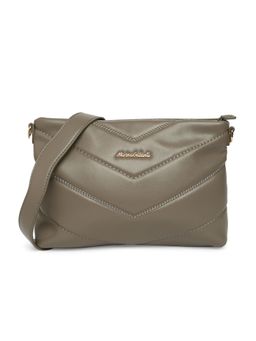 Marina Galanti - Grey Color Soft PU Material Medium Size Pouch - MB0355PH2068