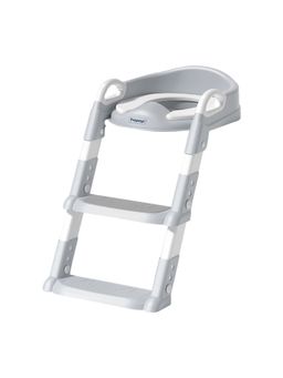 Hopop - Grey Step Stool Potty Training Seat with Ladder