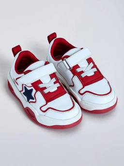 Hopscotch - Star Detail Athletic Sneakers