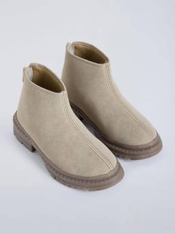 Hopscotch - Suede Chunky Sole Ankle Casual Boots