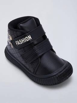 Hopscotch - Quilted Double Velcro Ankle Casual Boots
