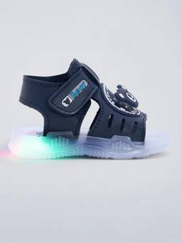 Hopscotch - Teddy Applique Infant LED Sandals