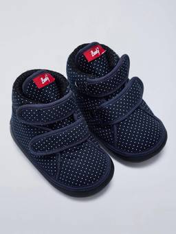Hopscotch - Double Velcro Polka Dot Sneakers