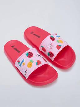 Hopscotch - Embossed Pink Fruits Sliders