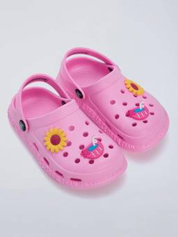 Hopscotch - Sunflower Applique Clogs