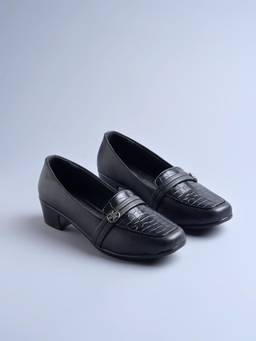 Shoetopia - Black Loafers for Stylish Slip-On Casual