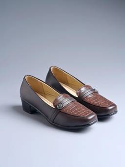Shoetopia - Brown Loafers for Stylish Slip-On Casual Comfortable Lightweight