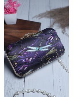 SWISNI - Catchy Butterfly Design Embellished Clutch (S)