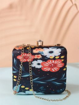 SWISNI - Printed Square Clutch (S)