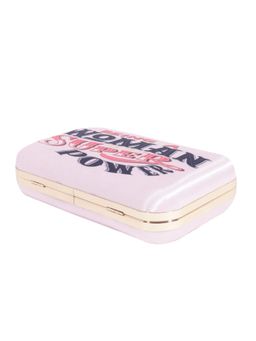 SWISNI - Women Power Printed Box Rectangle Clutch (S)