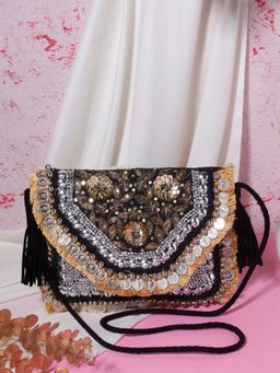 SWISNI - Black Boho Bag For Women (S)