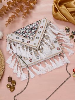 SWISNI - White Boho Bag For Women (S)