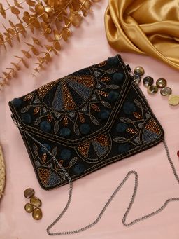 SWISNI - Black Boho Bag For Women (S)