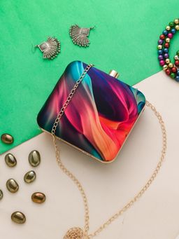 SWISNI - Multi Digital Printed Clutch Bag (S)