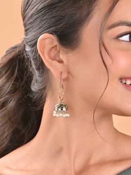 Fida - Women Gold Alloy Gold Earrings