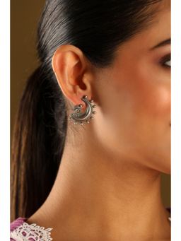 Biba - Women Silver Brass Silver Earrings