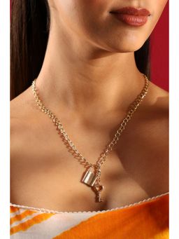 Biba - Women Gold Brass Gold Necklace
