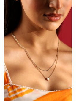 Biba - Women Gold Brass Gold Necklace