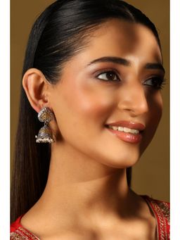 Biba - Women Silver Brass Silver Earrings