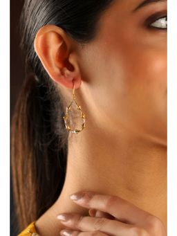 Biba - Women Gold Brass Gold Earrings