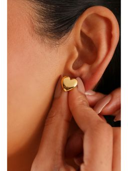 Biba - Women Gold Brass Gold Earrings