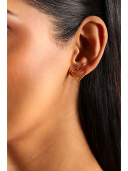 Biba - Women Gold Brass Gold Earrings