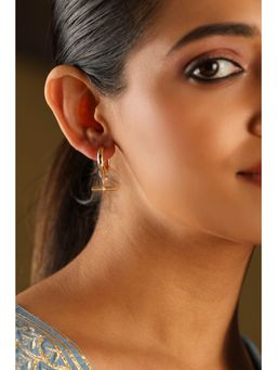 Biba - Women Gold Brass Gold Earrings