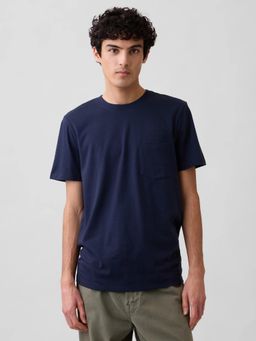 GAP - Mens Crew Neck T-shirt - Navy Blue