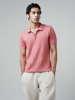 Cove and Lane - The Summer Polo T-shirt Dusty Pink