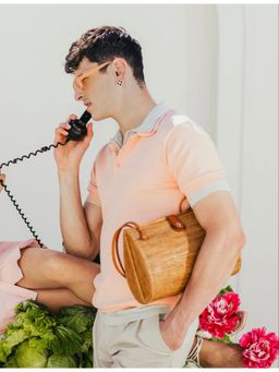 Cove and Lane - The Summer Polo T-shirt Peach