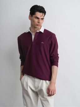 Cove and Lane - Rugby Polo T-shirt - Merlot