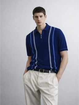 Cove and Lane - Intrecciato Pure form Cotton Polo T-shirt Regular Fit