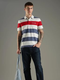 Tommy Hilfiger - Colorblock Regular Fit Cotton Polo T-shirt - Multi-Color