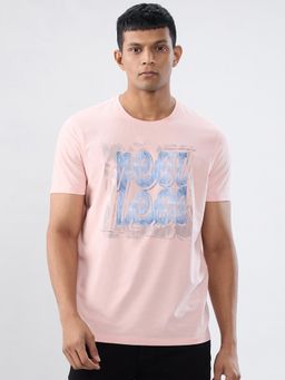 Spykar - Pink Graphic Regular Fit T-shirt